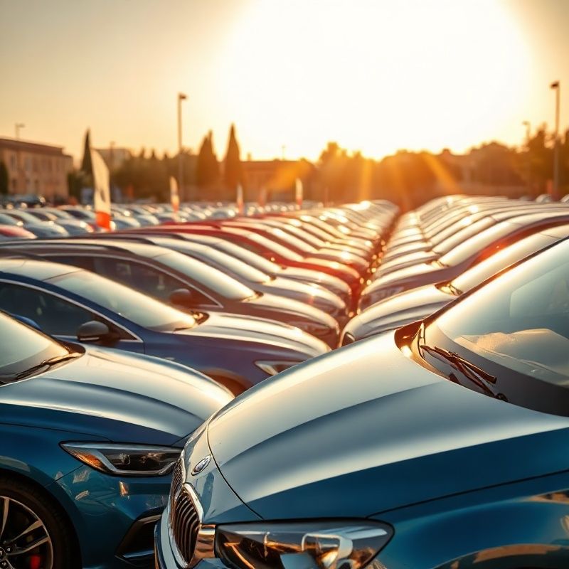 Red novih i rabljenih automobila u salonu Forgeyswift u Puli pod toplim mediteranskim suncem