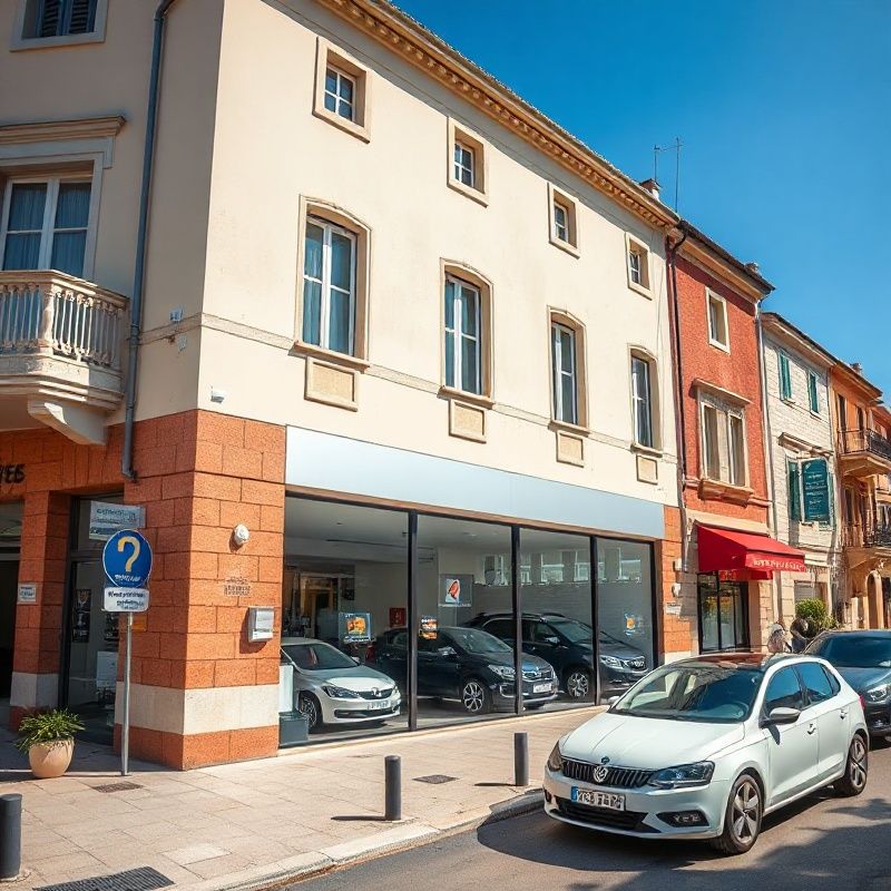 Vanjski pogled na fasadu Forgeyswift salona u Puli s amber-zlatnim naglascima